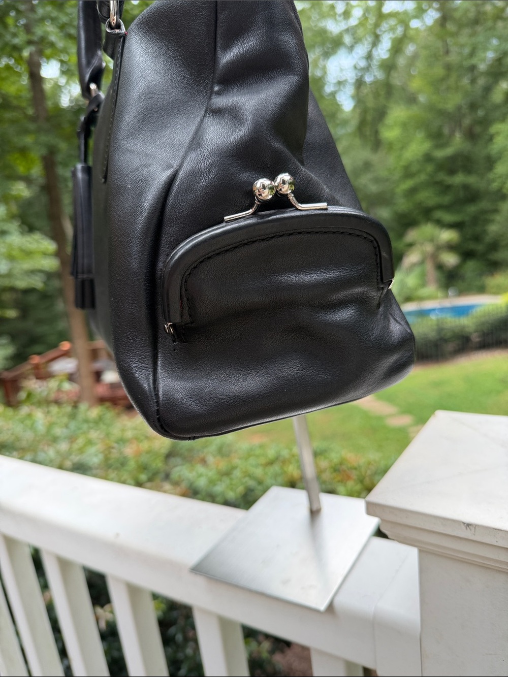 Coach Legacy Archival Top Zip Satchel / Double Kisslock Bag - Picture 17 of 17